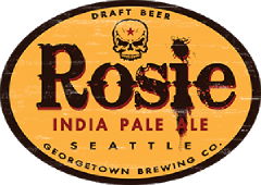 Rosie IPA tap label