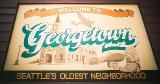 Georgetown neighborhood welcome sign