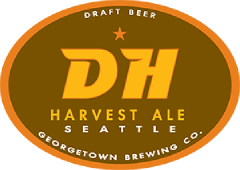 DH harvest ale tap label