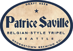 Patrice Saville Belgian Triple tap label