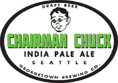 Chairman Chuck IPA tap label