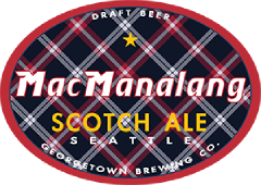 MacManalang Scotch Ale tap label