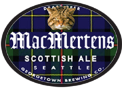 MacMertens Scottish Ale tap label