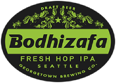 Bodhizafa fresh hop tap label