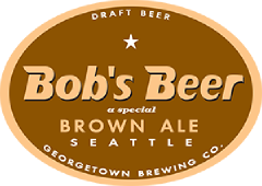 original bob's brown ale tap label