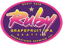 Ruby Grapefruit IPA tap label