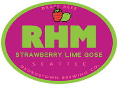 RHM Strawberry Lime Gose tap label