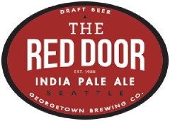 Red Door IPA tap label