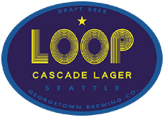 Loop Lager tap label
