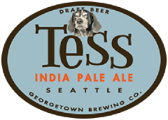 Tess IPA tap label