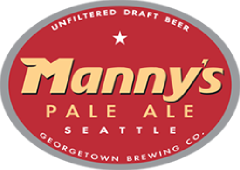 Mannys Pale Ale tap label