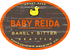 Baby Reida Bitter Ale tap label