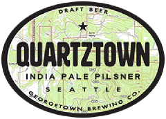 Quartztown India Pale PIlsner tap label