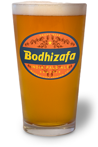 Glass of Bodhizafa IPA